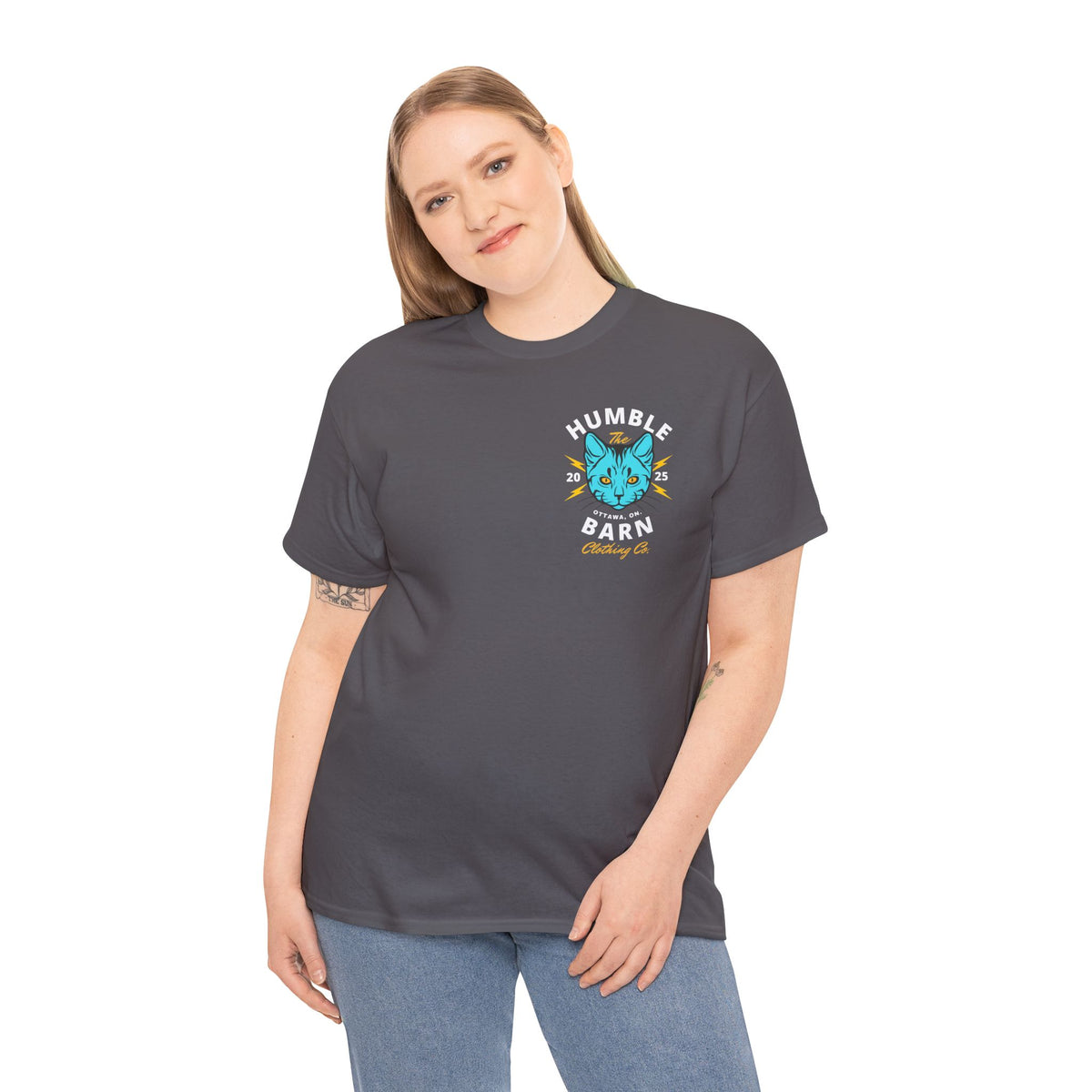 THBCC ELECTRIC BARN CAT TEE