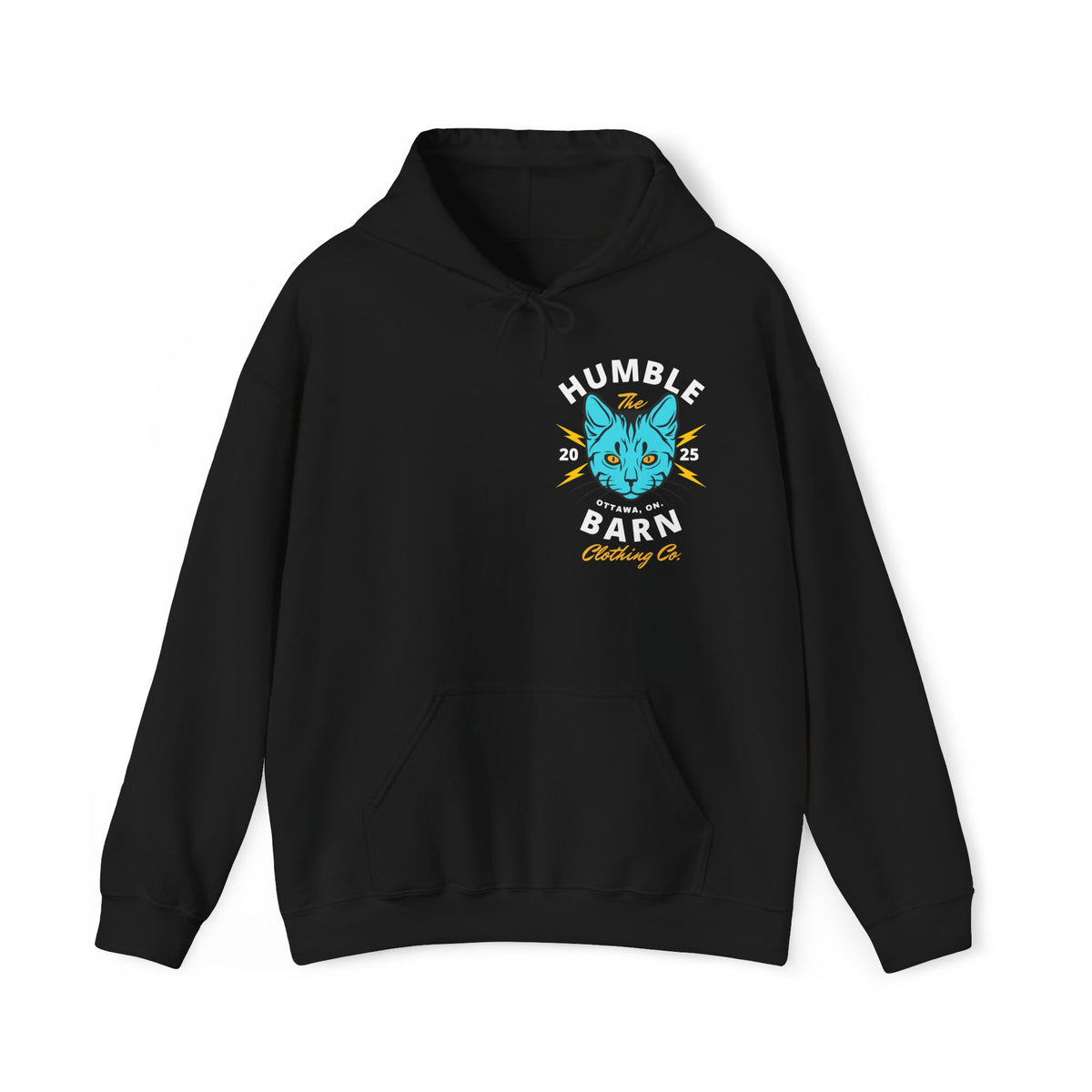 ELECTRIC BARN CAT HOODIE